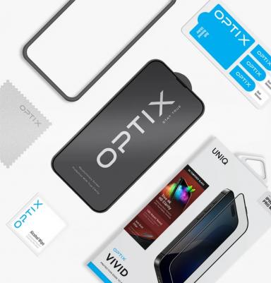 Защитное стекло для iPhone 16 Pro Max OPTIX Vivid с улучшенной цветопередачей – фото 4