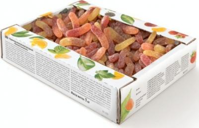 Мармелад жевательный фигурный "Кислые Гусенички", 1 кг – фото 1