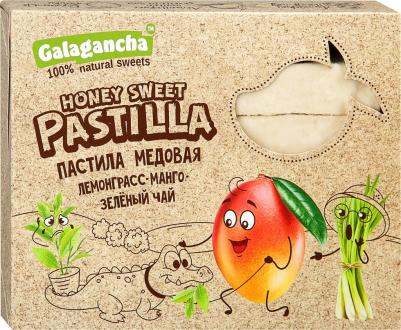 Пастила медовая "Лемонграсс-манго-зелёный чай", 190 г