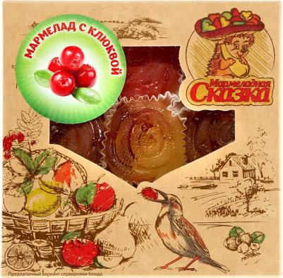 Мармелад желейный с клюквой 300г