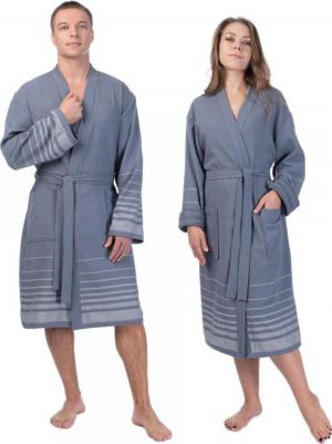 Халат унисекс Comfort серый р.50