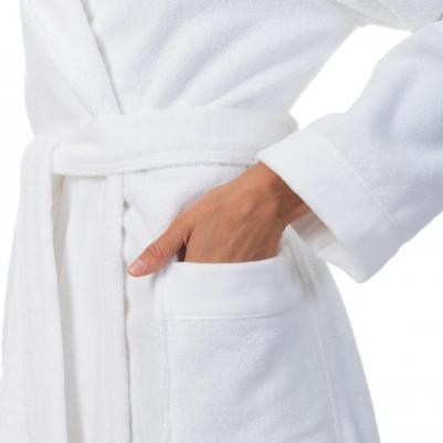 Халат женский bianchissima белый р.44 – фото 4