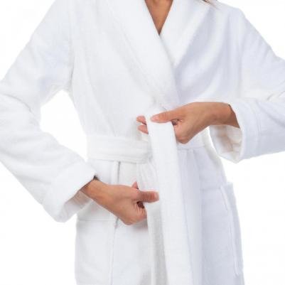 Халат женский bianchissima белый р.44 – фото 7