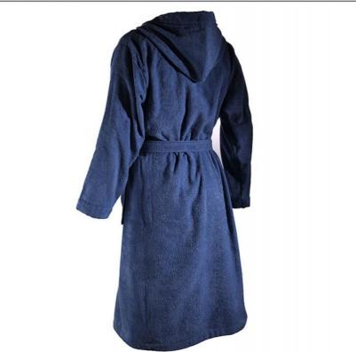 Халат махровый Basic Blue размер L, синий – фото 1