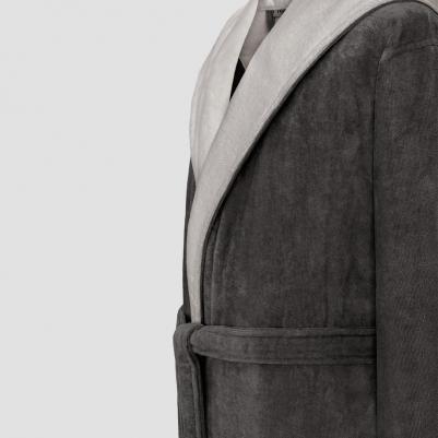 Халат женский серый M – фото 1