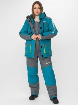 Костюм зимний Женский Siberia Lady ткань Breathable цвет Бирюза Серый 56-58 170-176