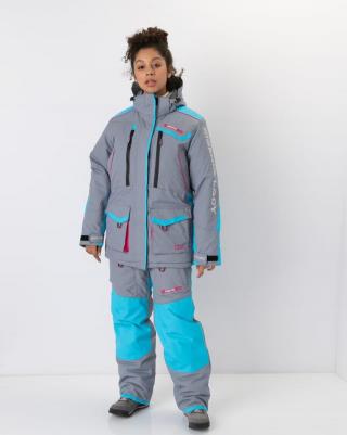 Костюм зимний Женский Siberia Lady ткань Breathable цвет Серый Голубой 56-58 170-176