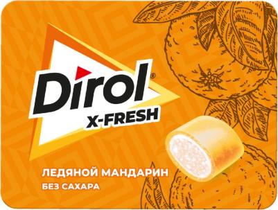 Жевательная резинка X-Fresh Ледяной мандарин без сахара 16 г – фото 4