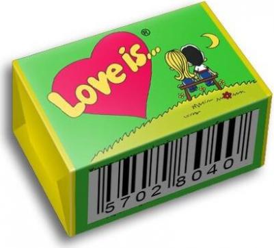 Жевательная резинка яблоко, лимон 100 шт по 4,2 гр – фото 1