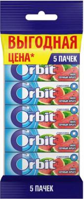 Жевательная резинка Сочный Арбуз, без сахара, 5штx13,6г/уп