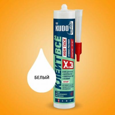 Клей HIGH TACK Клеит Всё, с высокой первоначальной адгезией, на основе гибридных полимеров, белый, 280 мл, KX-3W – фото 4