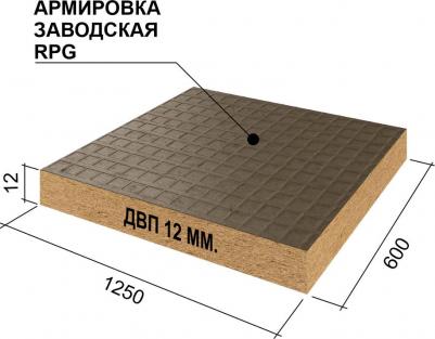 Панель звукоизоляционная RPG Eco Comfort 12х600х1250 мм армированная – фото 3