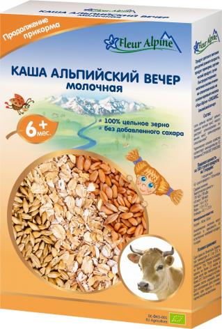 Детское питание Fleur Alpine молочная, гречневая-овсяная-пшеничная-злаковая, груша-яблоко, со злаками, 200 г – фото 5 Детское питание Fleur Alpine молочная, гречневая-овсяная-пшеничная-злаковая, груша-яблоко, со злаками, 200 г – фото 5
