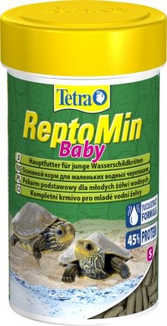 Tetra Корм для черепах ReptoMin baby для молоди водных черепах 100мл Tetra Корм для черепах ReptoMin baby для молоди водных черепах 100мл