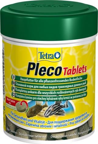 Tetra Корм для рыб Pleco Tab корм со спирулиной для сомов и донных рыб 275таб Tetra Корм для рыб Pleco Tab корм со спирулиной для сомов и донных рыб 275таб