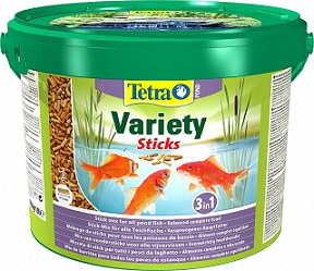 Tetra Корм для рыб Pond Variety Sticks корм для прудовых рыб, 3 вида палочек 10л – фото 3 Tetra Корм для рыб Pond Variety Sticks корм для прудовых рыб, 3 вида палочек 10л – фото 3