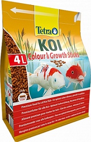  Tetra Корм Pond Koi Color & Growth Sticks Premium Food for All Koi палочки для улучшения окраса и роста кои 4л – фото 2