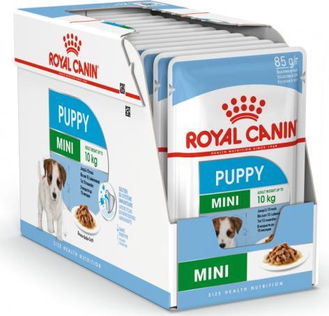  Royal Canin Корм для щенков Mini Puppy для мелких пород, соус пауч 85г – фото 5