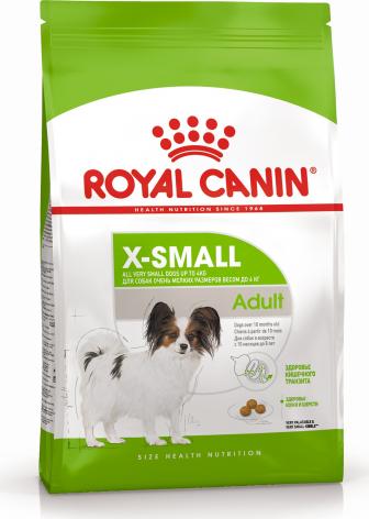  Royal Canin Корм для собак Size X-Small Adult для миниатюрных пород от 10 месяцев до 8 лет сух. 500г
