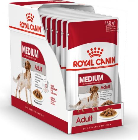 Royal Canin Пауч Medium Adult Sause-Sobe кусочки в соусе собе для собак средних пород с 10мес до 10лет 140г – фото 7 Royal Canin Пауч Medium Adult Sause-Sobe кусочки в соусе собе для собак средних пород с 10мес до 10лет 140г – фото 7