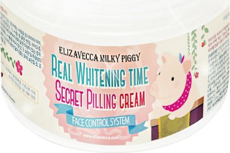  Elizavecca Крем-пилинг для лица Milky Piggy Real Whitening Time Secret Pilling Cream 100 г – фото 3