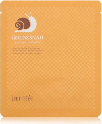 Petitfee KOELF Гидрогелевая маска для лица с золотом и фильтратом улитки Gold&snail hydrogel mask pack – фото 4 Petitfee KOELF Гидрогелевая маска для лица с золотом и фильтратом улитки Gold&snail hydrogel mask pack – фото 4