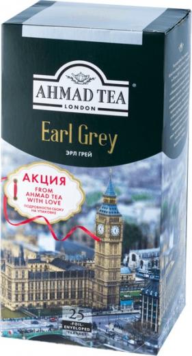 Earl Grey черный чай в фольгированных пакетиках, 25 шт – фото 1