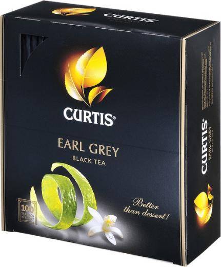 Чай Earl Grey черный с бергамотом 100 пакетиков – фото 1
