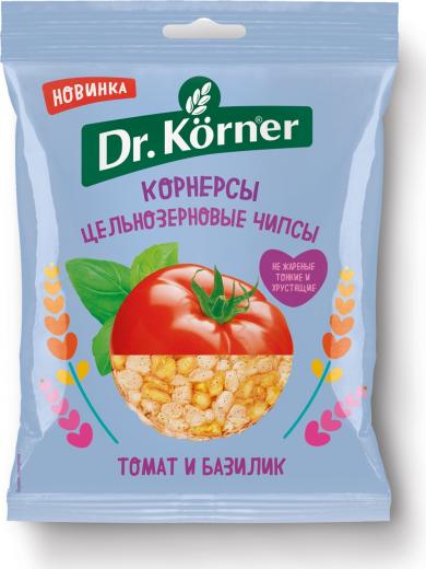 Чипсы цельнозерновые, кукурузно-рисовые с томатом и базиликом, 50 г – фото 4