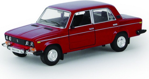 Модель машины 1:22 ВАЗ 2106, красный – фото 5