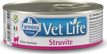 Консервы Vet Life Struvite Feline диета при МКБ для кошек 85г – фото 1