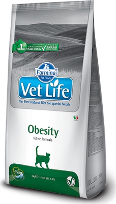 Корм для кошек Vet Life Natural Diet при ожирении сух. 2кг – фото 2