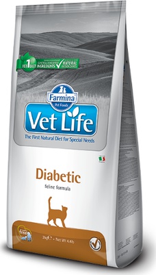 Сухой корм Vet Life Diabetic Feline диета при сахарном диабете для кошек 2кг – фото 7