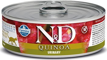Влажный корм для кошек N & D Quinoa Urinary с киноа для профилактики Мкб 0,08 кг – фото 11