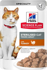 Влажный корм для кошек Science Plan Feline Sterilised Young Adult with Turkey Pouch 0,085 кг – фото 12