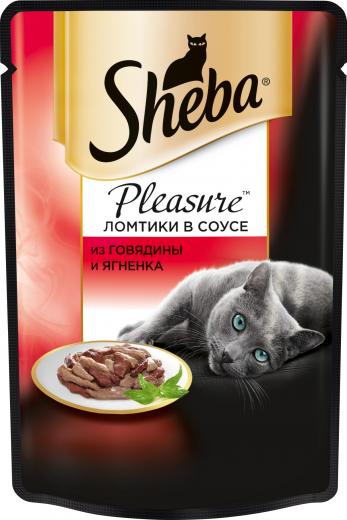 Влажный корм для кошек Pleasure говядина ломтики в соусе пауч 0,85 кг – фото 4