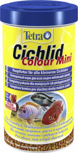 Корм для рыб Cichlid Colour Mini для всех видов цихлид для улучшения окраса 500мл – фото 11