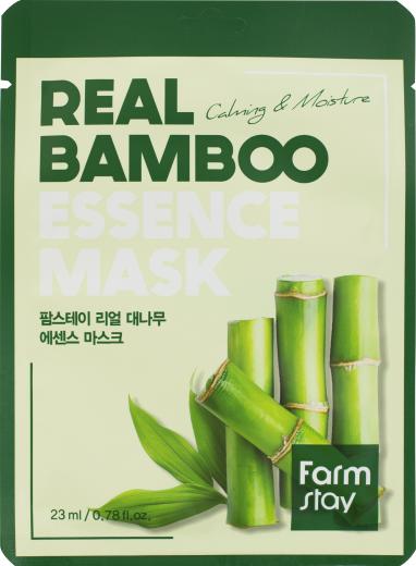 Тканевая маска для лица с экстрактом бамбука Real Bamboo Essence Mask – фото 1