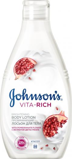 Johnson’s Body Care Vita-Rich Преображающий лосьон с экстрактом цветка граната, 250 мл – фото 2