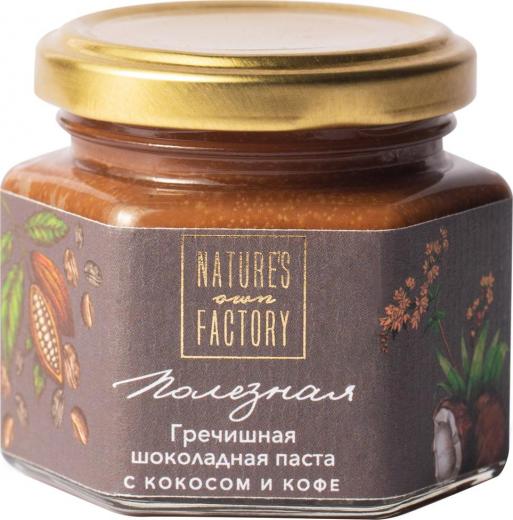 Паста "Гречишная" шоколадно-ореховая с кокосом и кофе 120 г, Россия