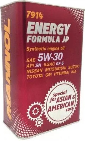 Energy Formula JP 5W-30 4 л – фото 13