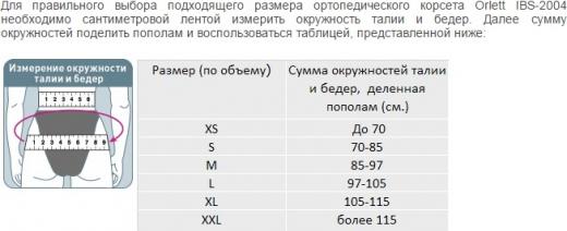 Корсет ортопедический IBS-2004 размер M, черный – фото 2