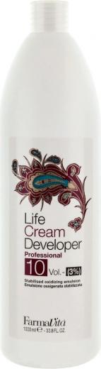 Крем-окислитель 10vol 3% / LIFE CREAM DEVELOPERS 1000 мл