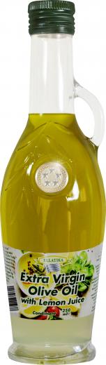 Масло оливковое Extra Virgin нерафинированное с лимонным соком, 250 мл