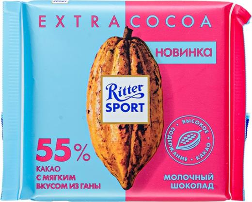 Шоколад молочный "55% какао", с мягким вкусом из Ганы, 100 г – фото 4