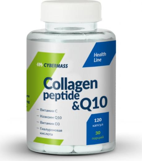 Collagen Peptide & Q10, препарат для суставов и связок, капсулы 120 шт – фото 5