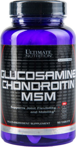 Glucosamine Chondroitin MSM, препарат для суставов и связок, таблетки 90 шт – фото 3