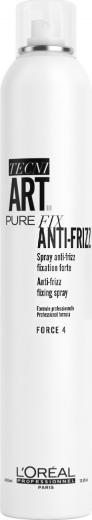 Tecni.Art 19 Fix Anti-Frizz Pure - Спрей без запаха сильной фиксации с защитой от влаги, 400 мл – фото 4