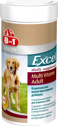 Мультивитамины Excel Multi Vitamin Adult для взрослых собак 70таб – фото 8