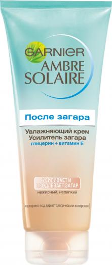 Ambre Solaire Крем-усилитель загара для тела увлажняющий, препятствует шелушению, с автозагаром, 200 мл